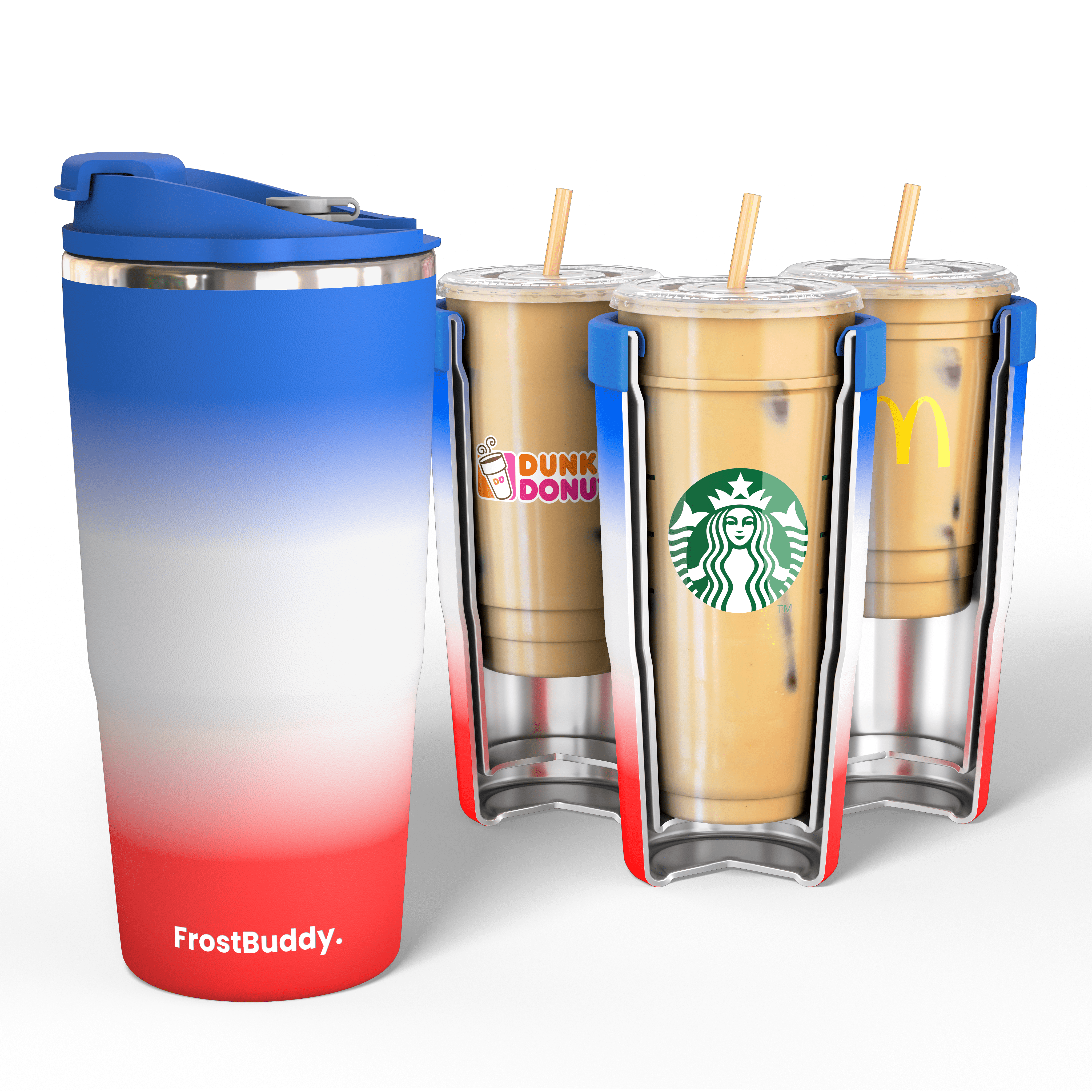 Starbucks Reusable Clear-Frost Cold Cup Tumbler 24 Oz with Lid & Straw