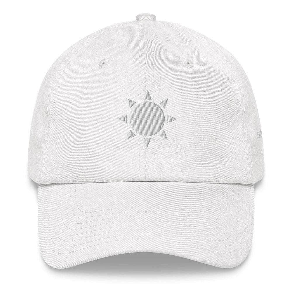 Frost Buddy  White Sun Dad Hat #color_white