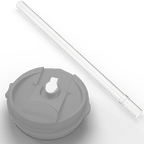 Frost Buddy Wholesale Chunky Glitter To-Go Buddy Lid #color_grey