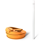 Frost Buddy Wholesale Neon Orange To-Go Buddy Lid #color_neon orange