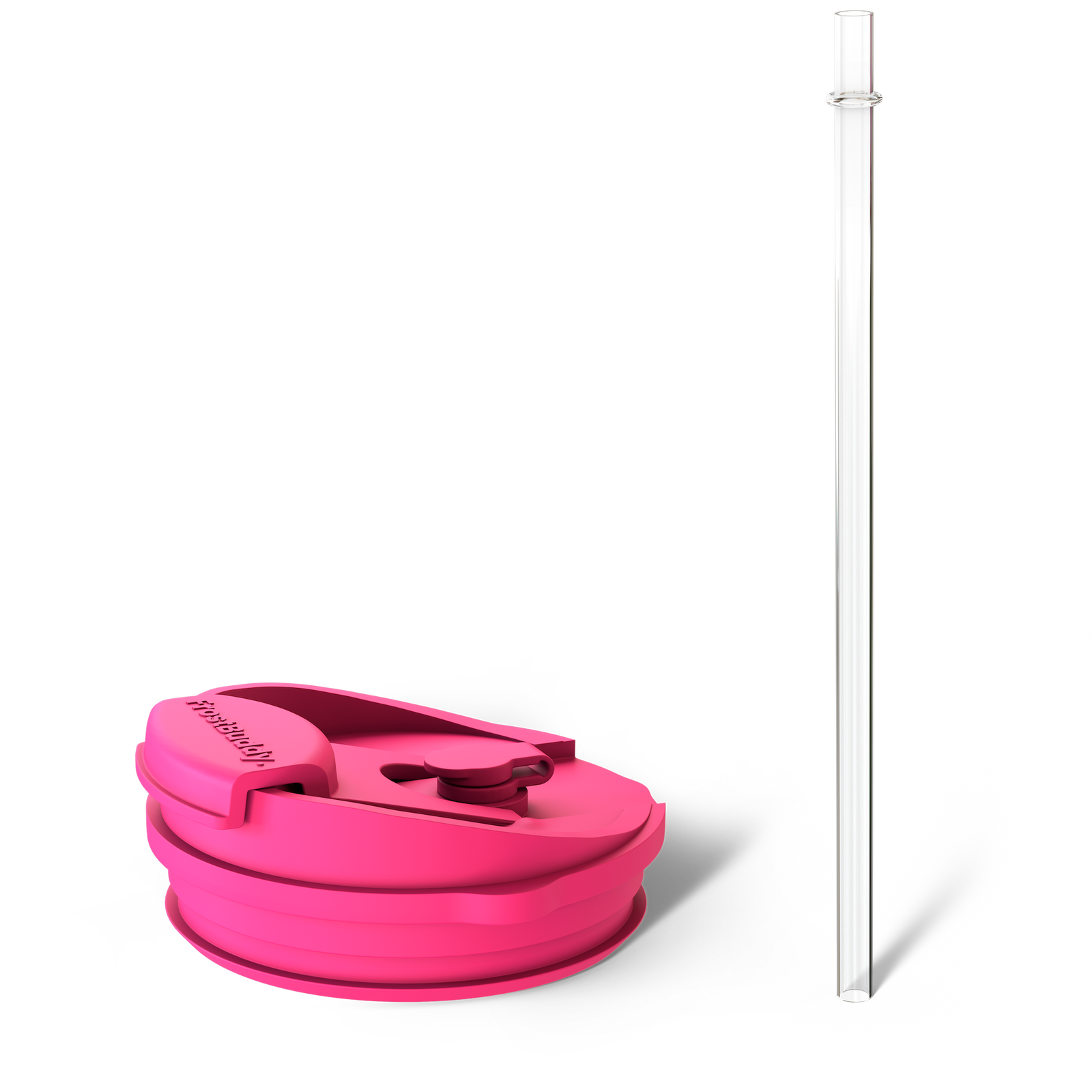 Frost Buddy Wholesale Neon Pink To-Go Buddy Lid #color_neon pink