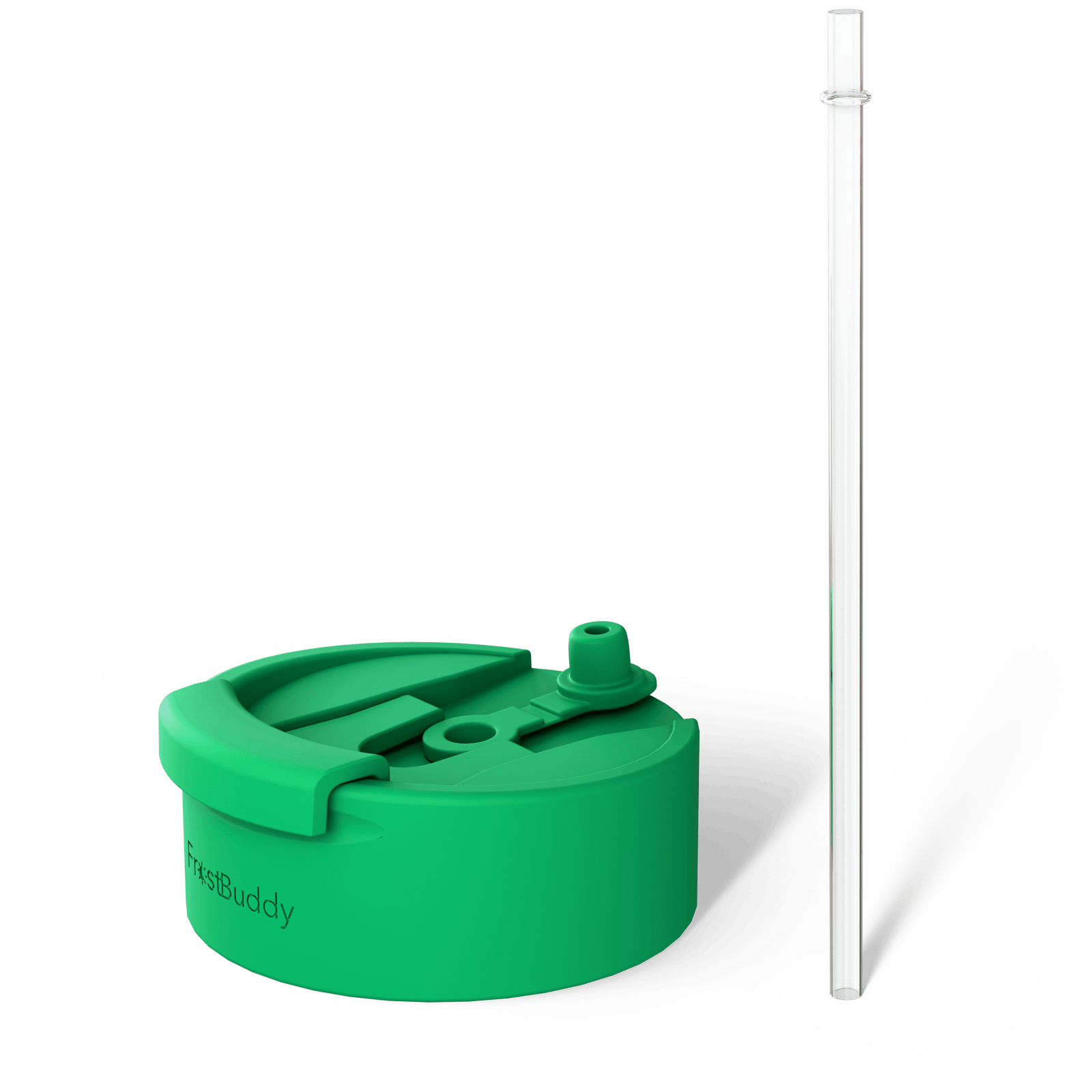 George Gu Green Universal Buddy Drinking Lid with Straw #color_green