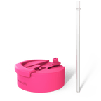 George Gu Pink Universal Buddy Drinking Lid with Straw #color_pink