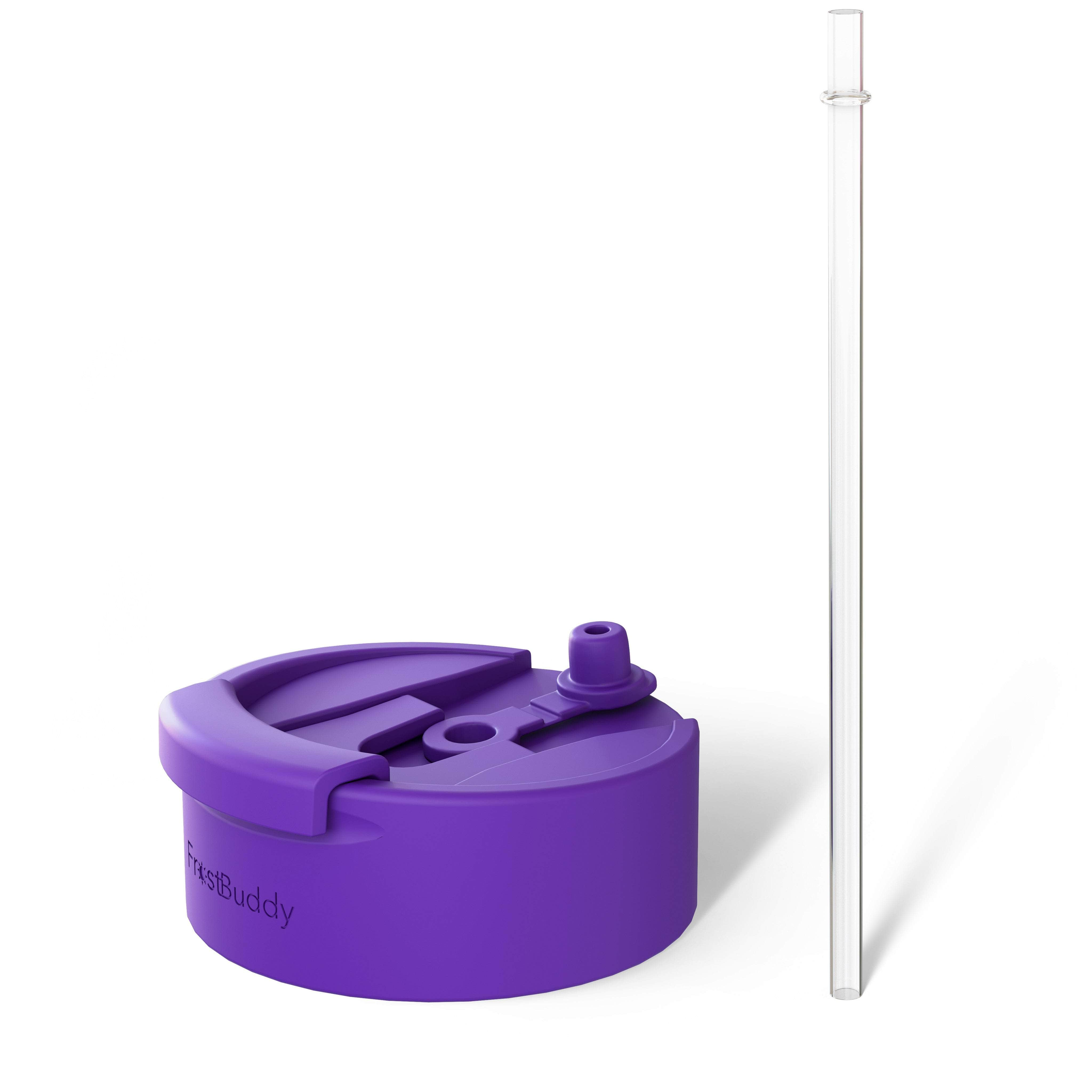 George Gu Purple1 Universal Buddy Drinking Lid with Straw