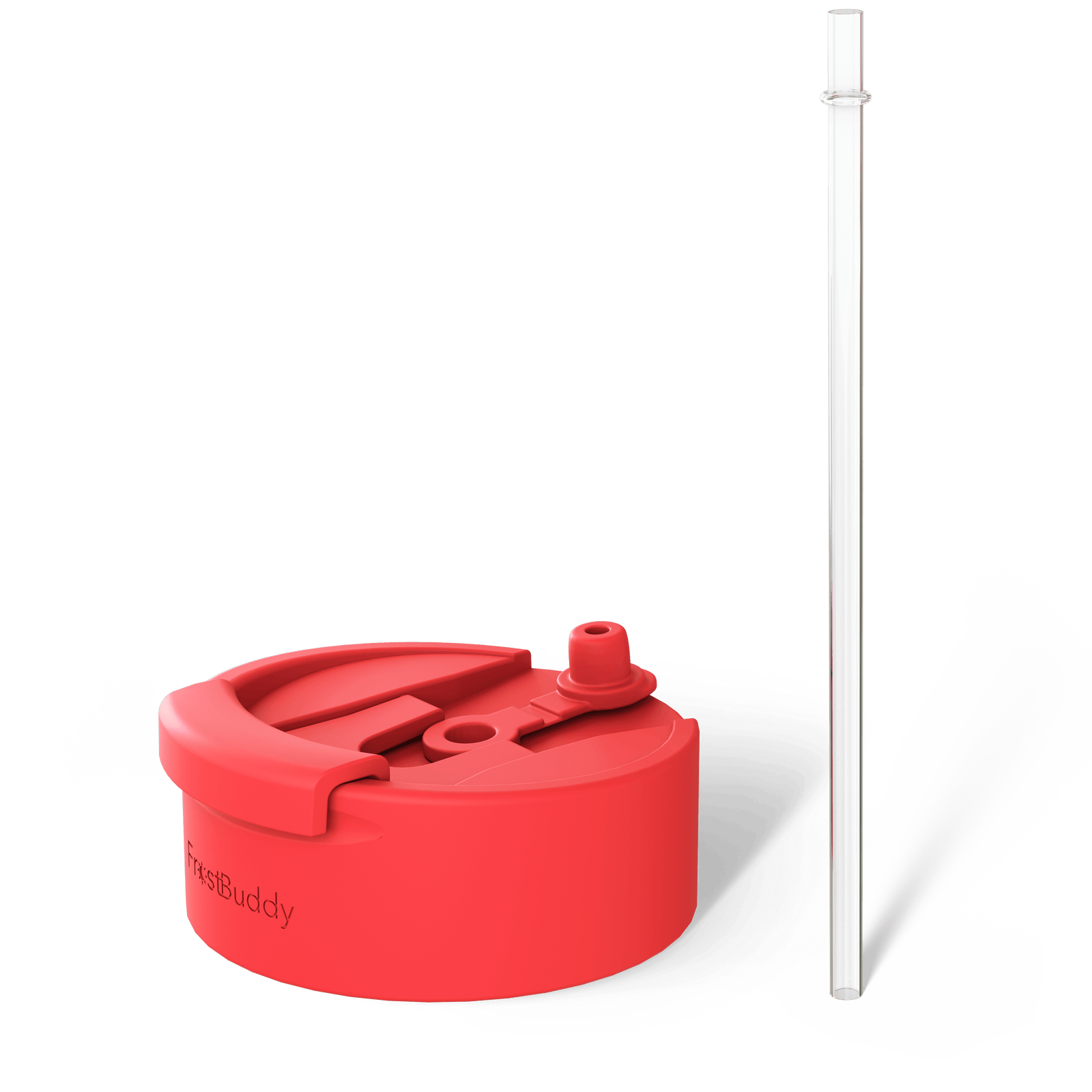 George Gu Red1 Universal Buddy Drinking Lid with Straw #color_red1