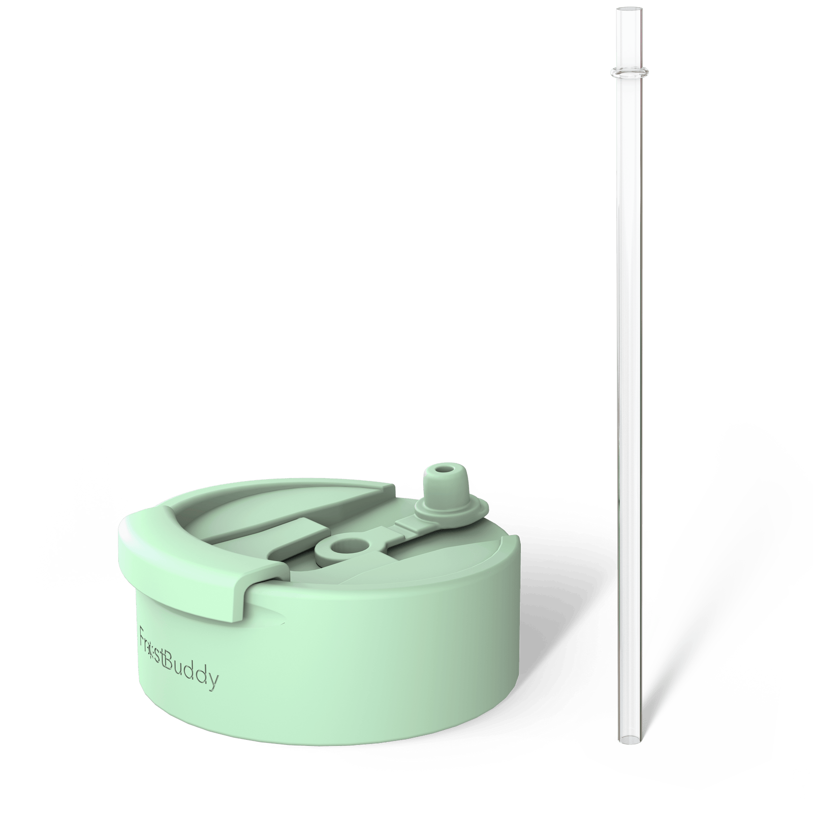 George Gu Seafoam Universal Buddy Drinking Lid with Straw #color_seafoam