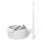 George Gu White Universal Buddy Drinking Lid with Straw #color_copper kiss