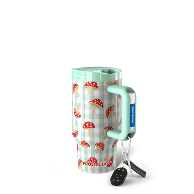 Mug Buddy 16oz | Gingham Mushroom