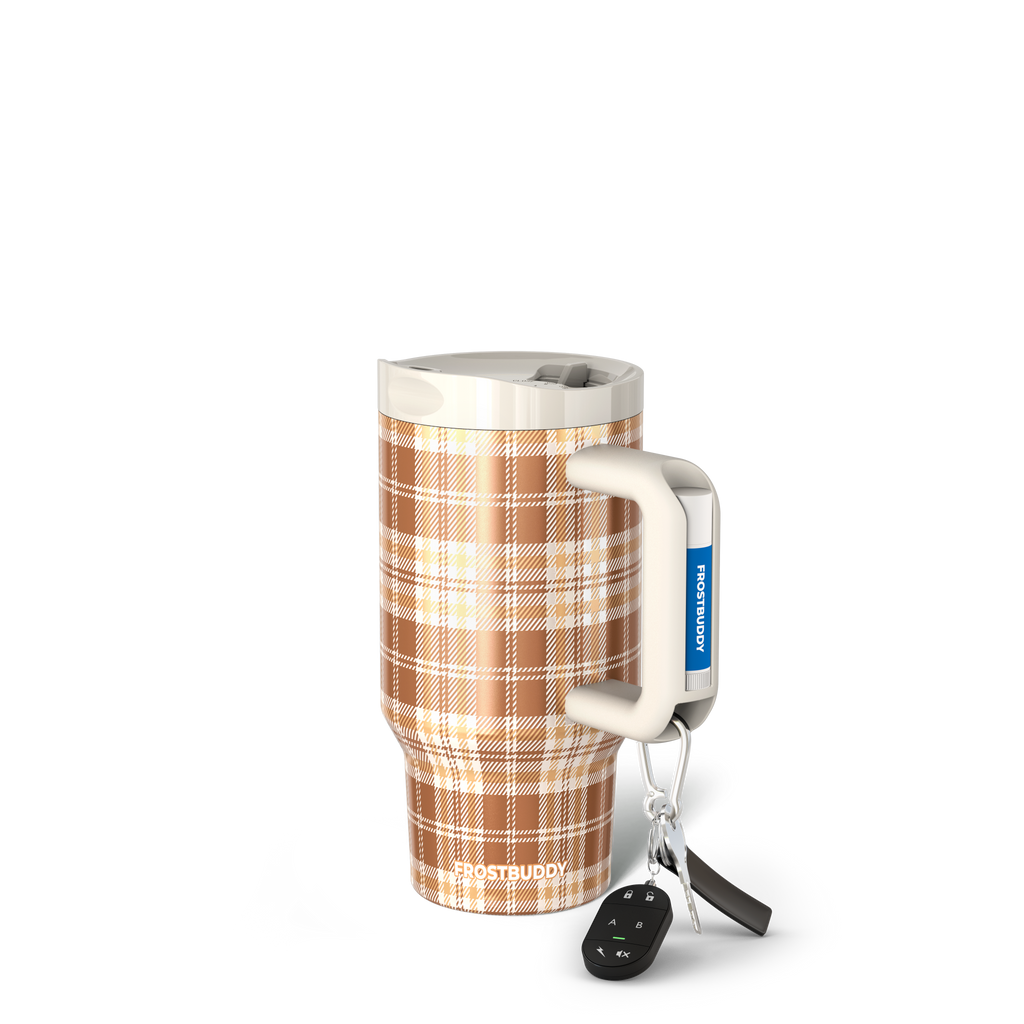 Mug Buddy 16oz | Pumpkin Patch Plaid