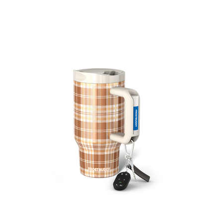 Mug Buddy 16oz | Pumpkin Patch Plaid