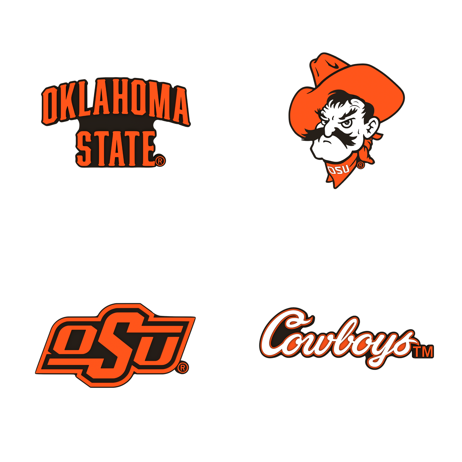 Budz | Oklahoma State Cowboys | 4-Pack Bundle