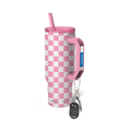Thicc Buddy 30oz | Pink Checkered