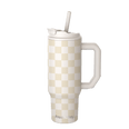 Sunny Shen Thicc Buddy 30oz Thicc Buddy | Beige Checkered