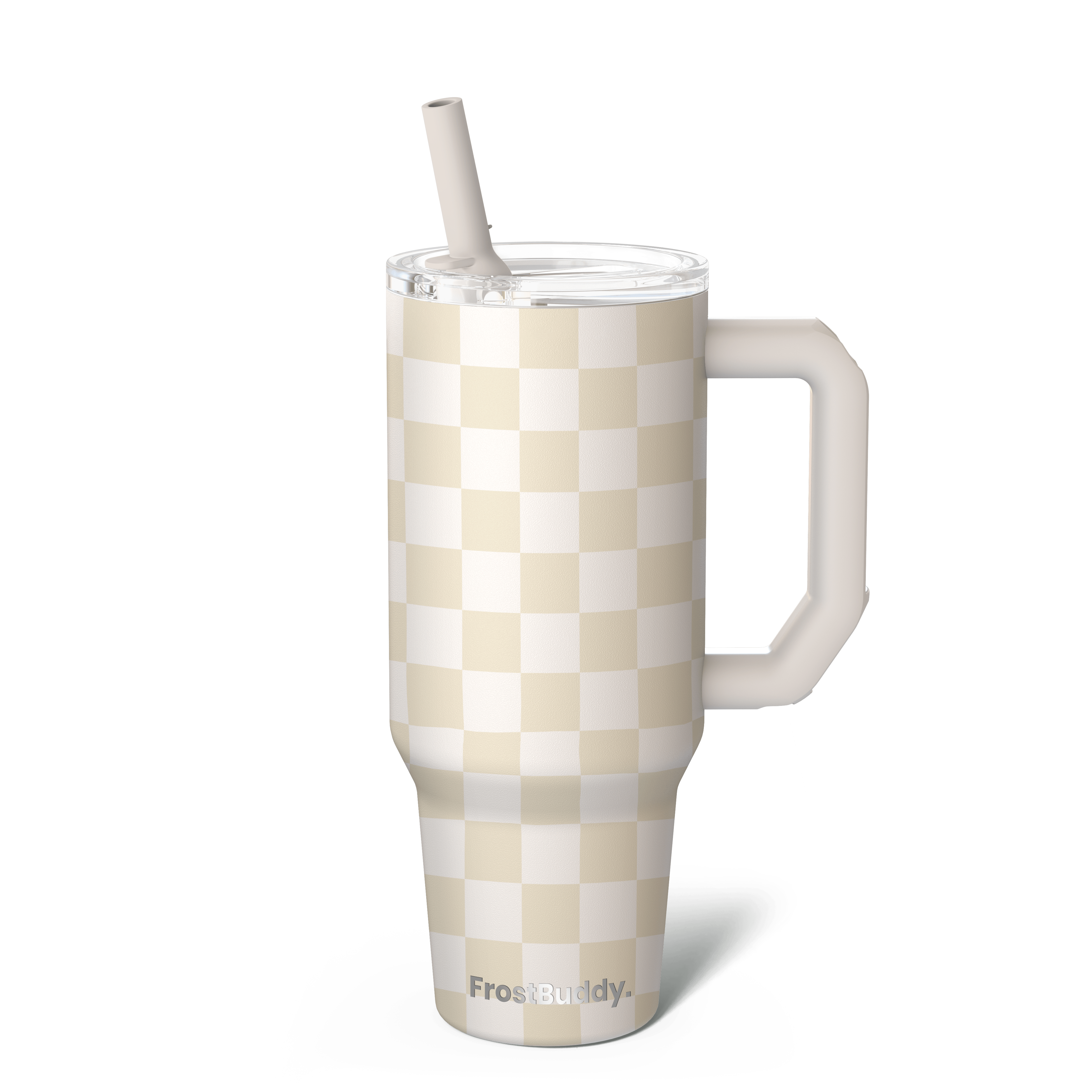 Sunny Shen Thicc Buddy 40oz Thicc Buddy | Beige Checkered