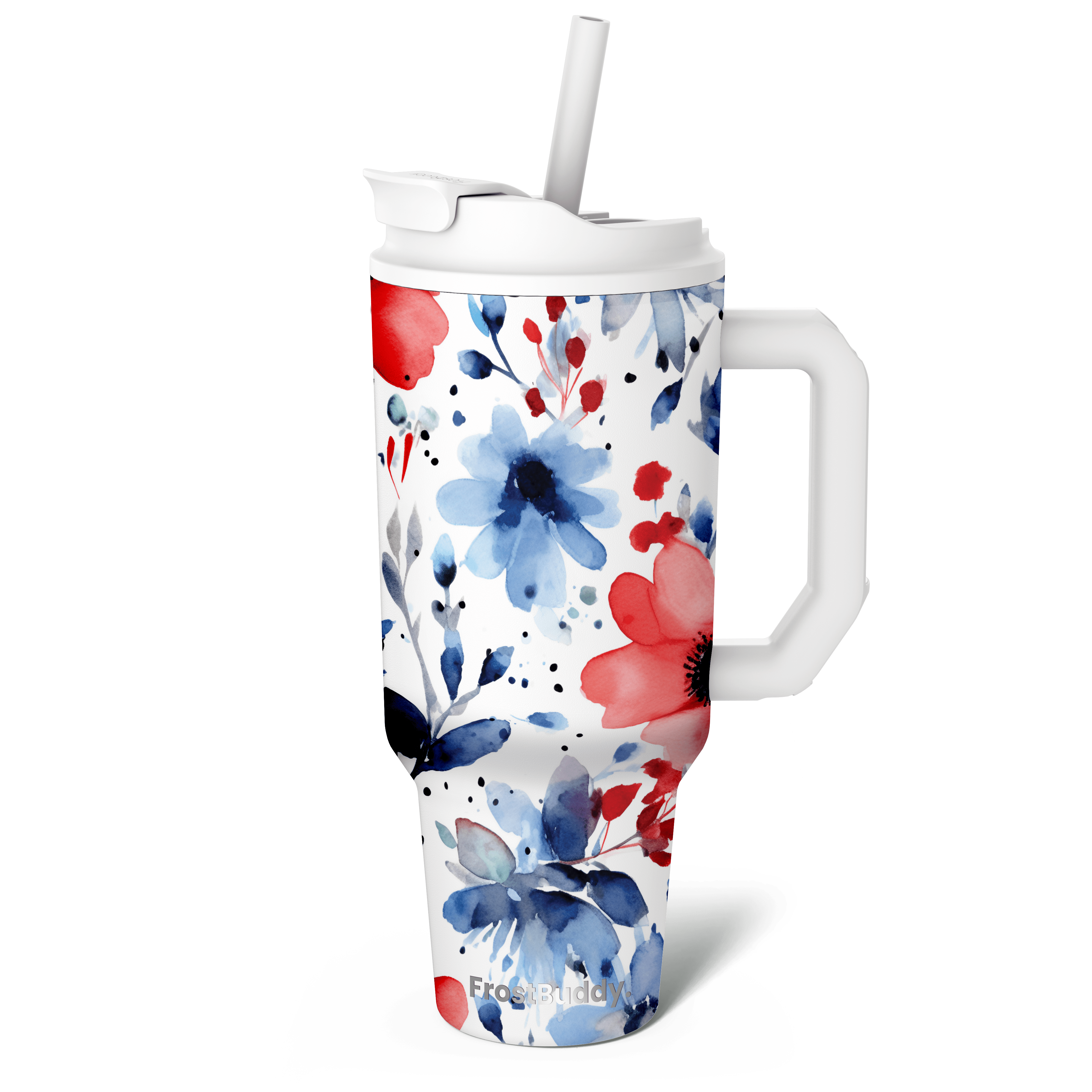 Sunny Shen Thicc Buddy 50oz Thicc Buddy | Red, White, & Blooms