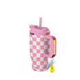 Thicc Buddy 16oz | Pink Checkered