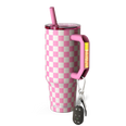 Thicc Buddy 30oz | Pink Checkered