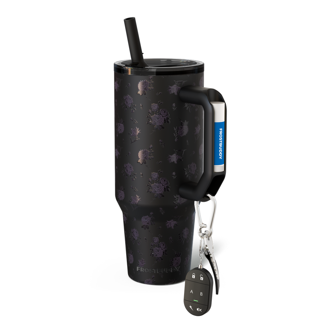 Thicc Buddy 40oz | Black Floral
