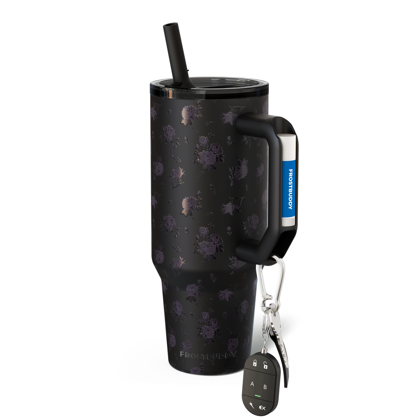 Thicc Buddy 40oz | Black Floral