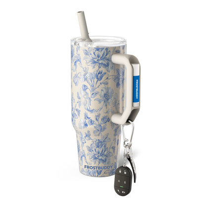 Thicc Buddy 40oz | Blue Floral