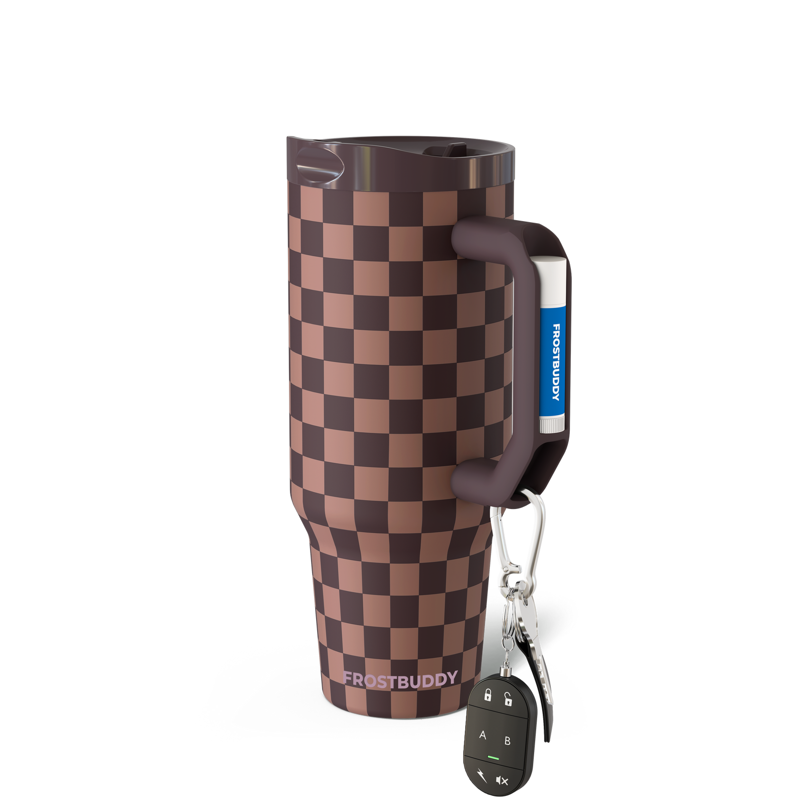 Thicc Buddy 40oz | Espresso Checkered
