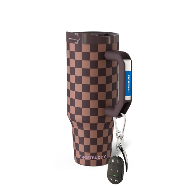 Thicc Buddy 40oz | Espresso Checkered