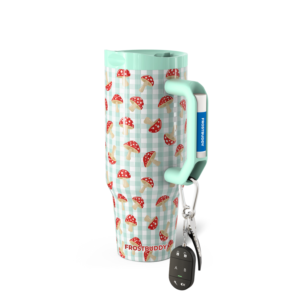 Thicc Buddy 40oz | Gingham Mushroom