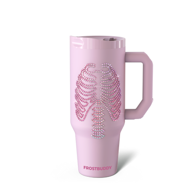 Thicc Buddy 40oz | Pink Skeleton