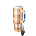 Thicc Buddy 40oz | Pumpkin Patch Plaid