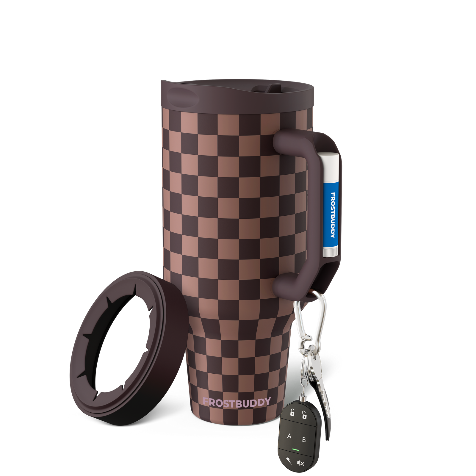 Thicc Buddy 50oz | Espresso Checkered