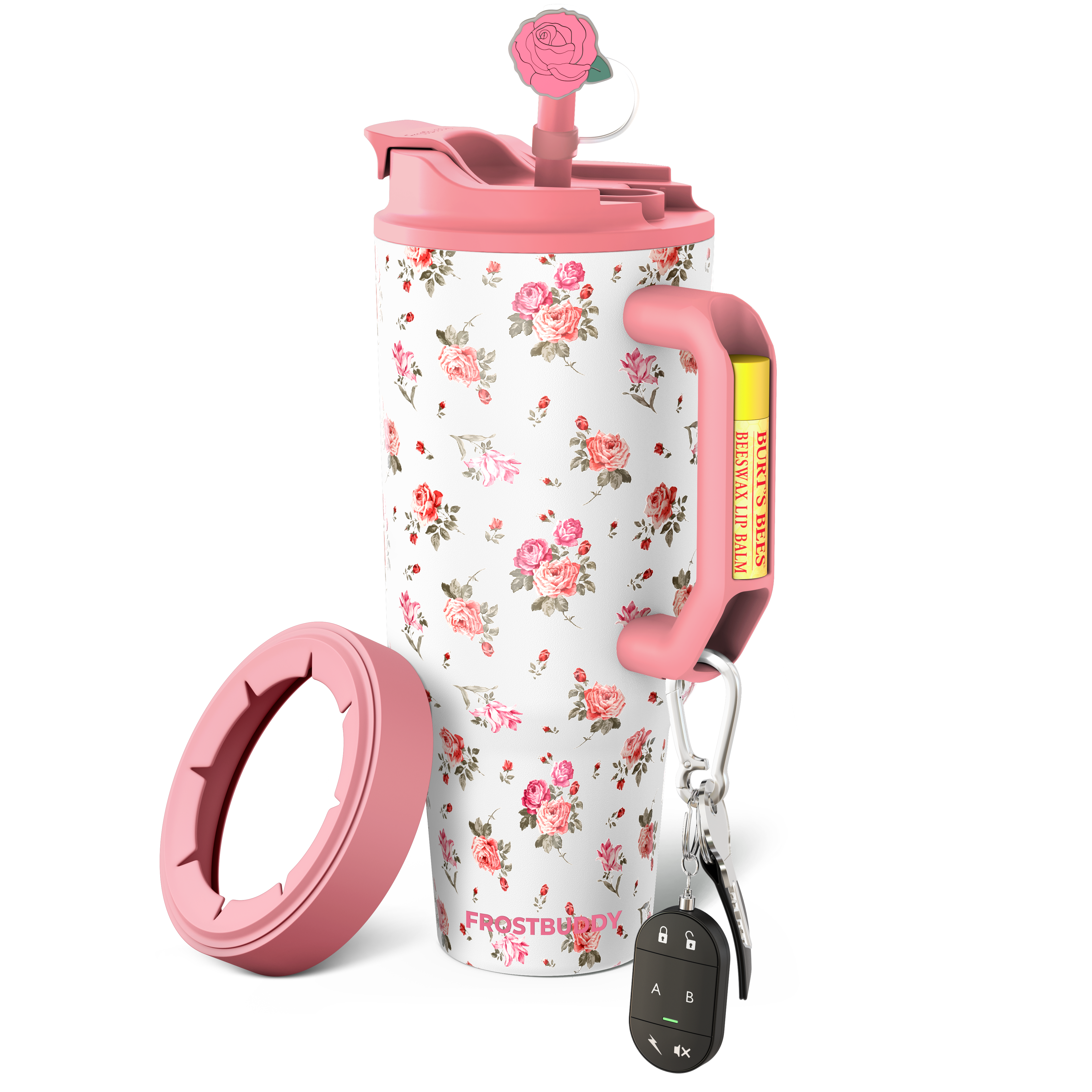 Thicc Buddy 50oz | Pink Floral