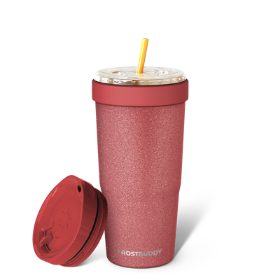 To-Go Buddy | Burgundy Glitz