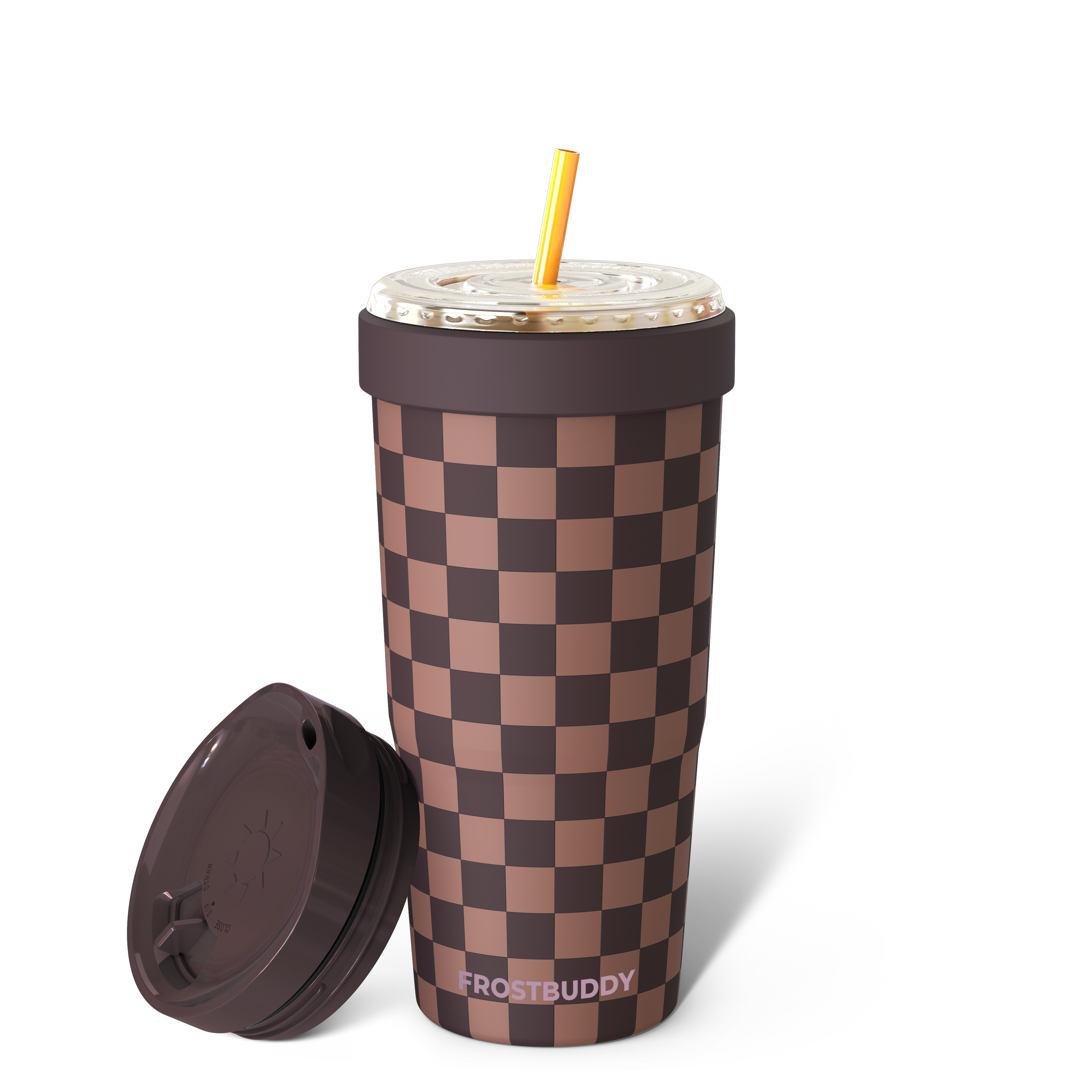 To-Go Buddy | Espresso Checkered