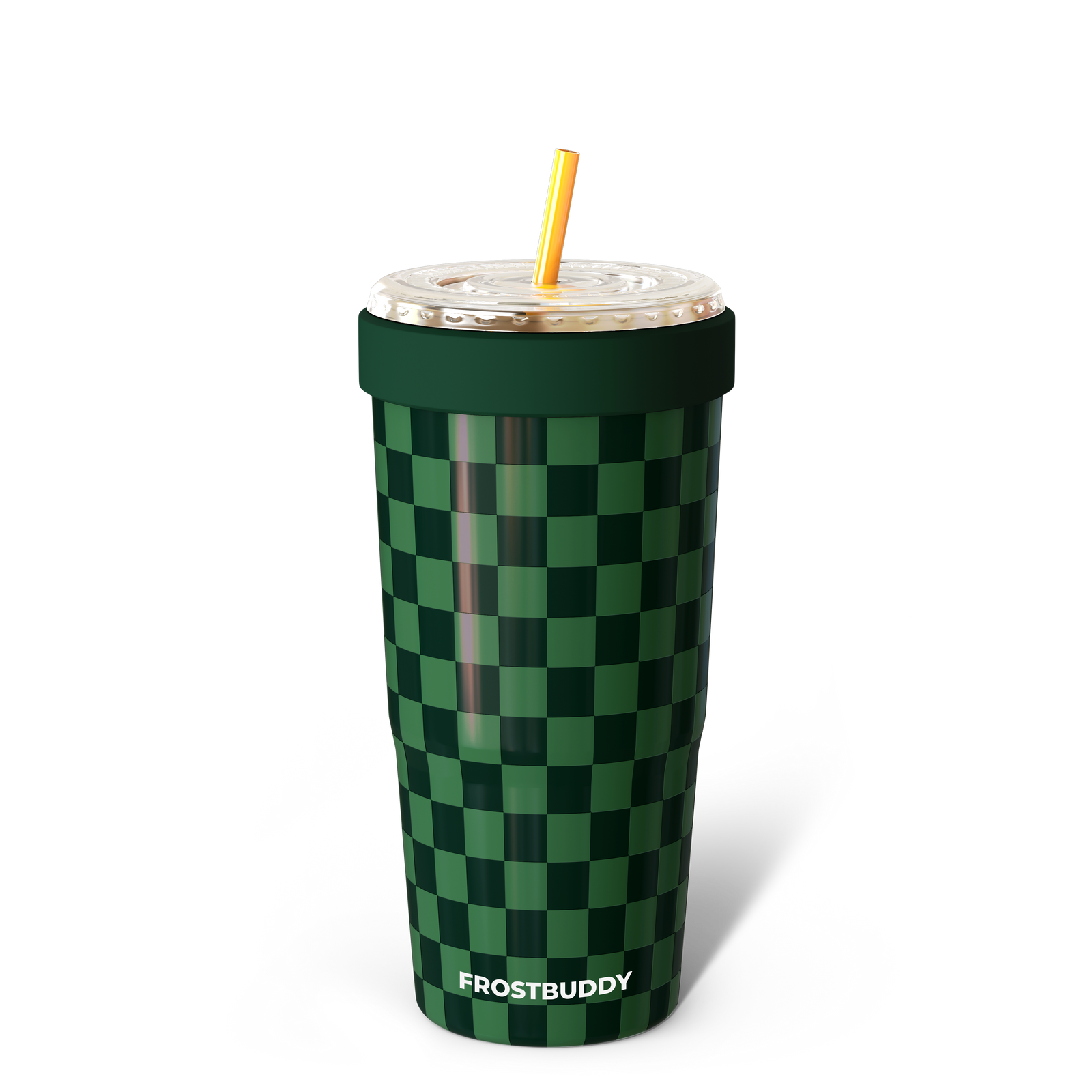 To-Go Buddy | Green Checkered