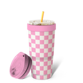 To-Go Buddy | Pink Checkered