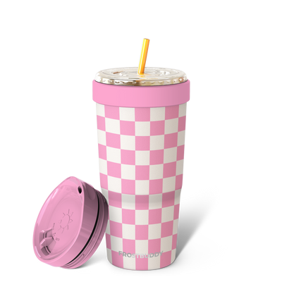 To-Go Buddy | Pink Checkered