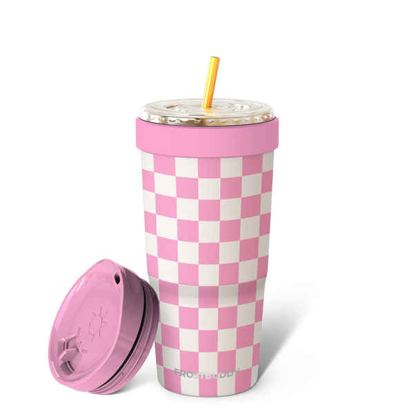 To-Go Buddy | Pink Checkered