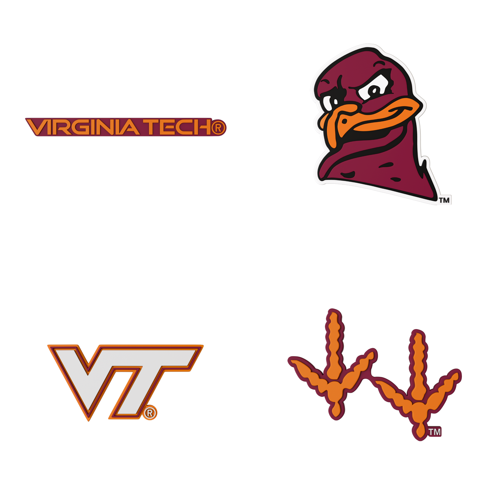 Budz | Virginia Tech Hokies | 4-Pack Bundle