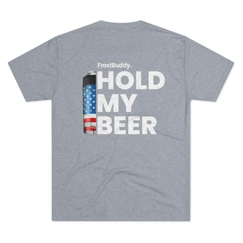 Printify T-Shirt Hold My Beer Backside | Merica