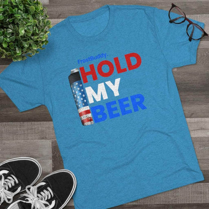 Printify T-Shirt Hold My Beer Large Text | Merica