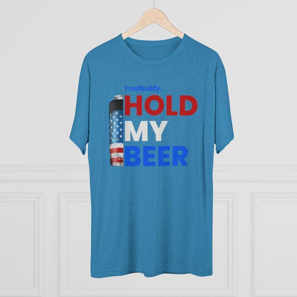 Printify T-Shirt Hold My Beer Large Text | Merica