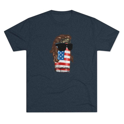 Printify T-Shirt Tri-Blend Vintage Navy / S USA Mullet